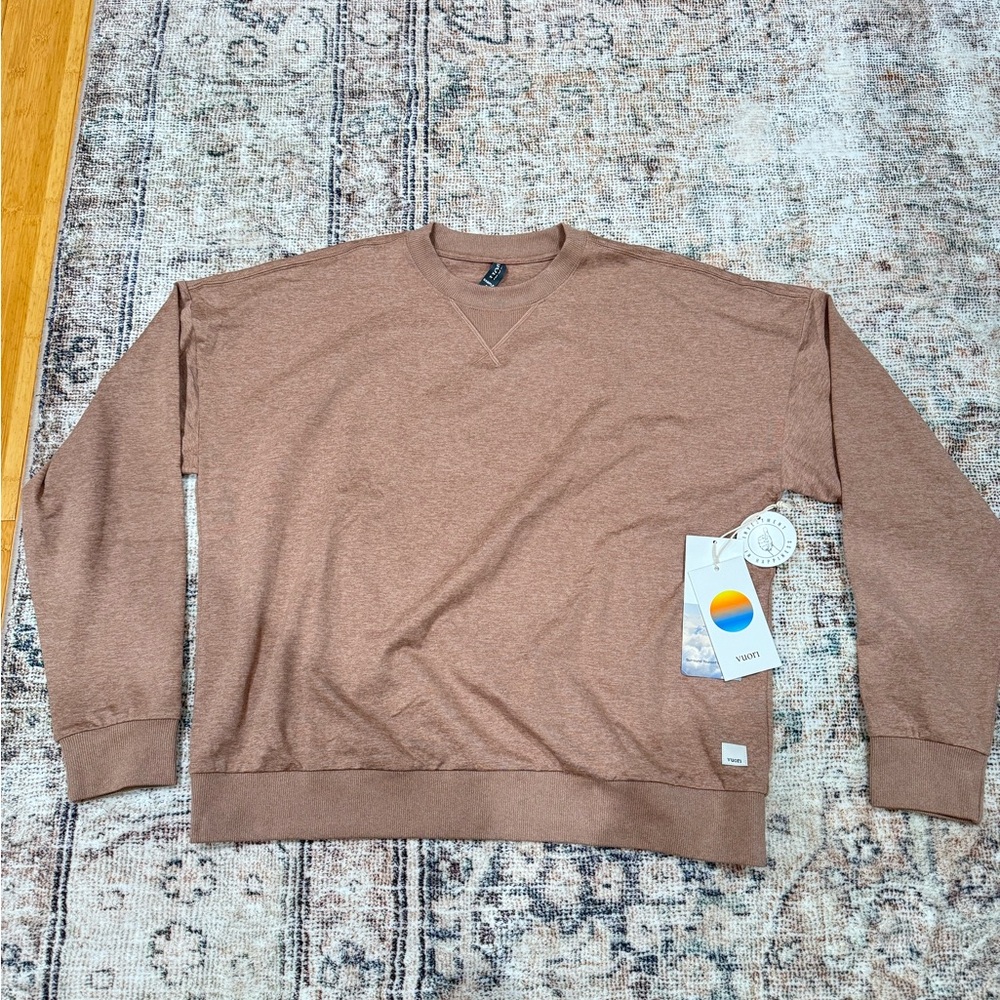 NWT Vuori halo crew neck sweater sweatshirt S